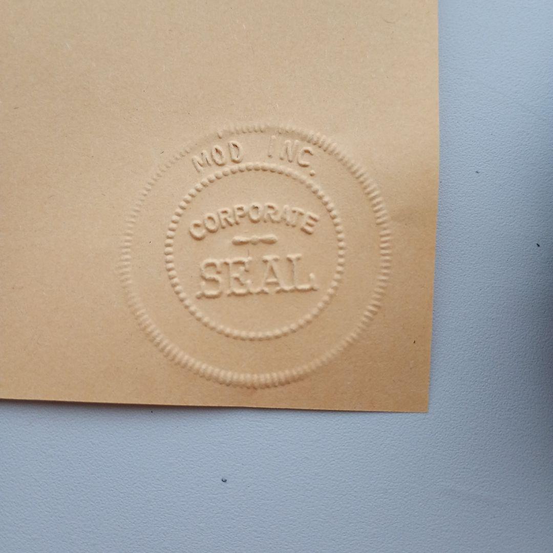 アメリカ ヴィンテージ エンボッサー スタンプ 0114 - メルカリ