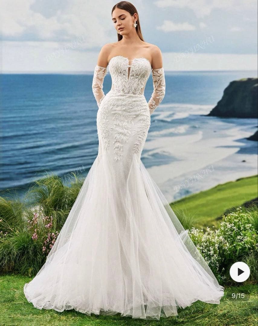 ※専用※マーメイド　チュール　ウェディングドレス