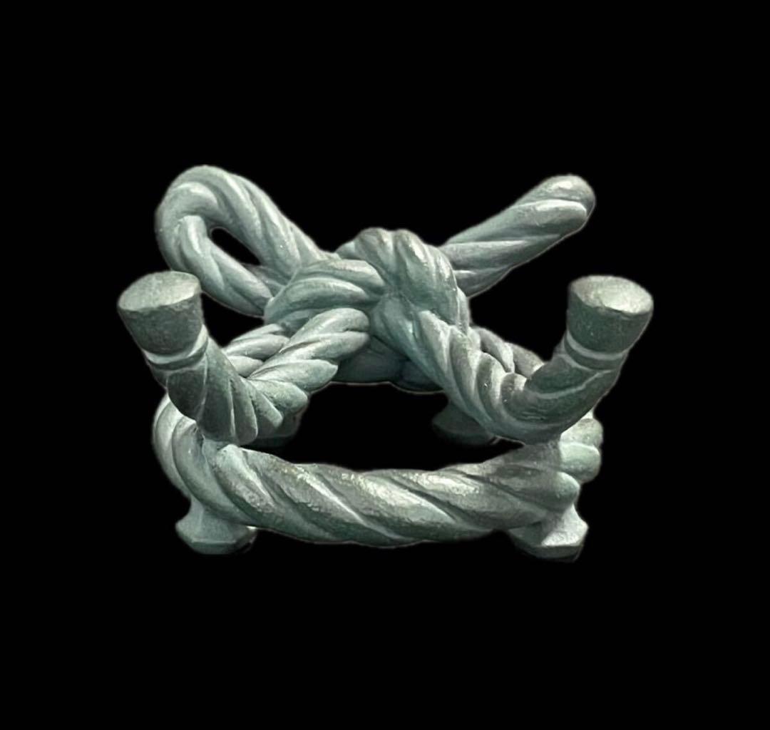 割引❣️「祖」籔内佐斗司 「縁」 蓋置 栞 共箱 ブロンズ 茶道具 （虎）