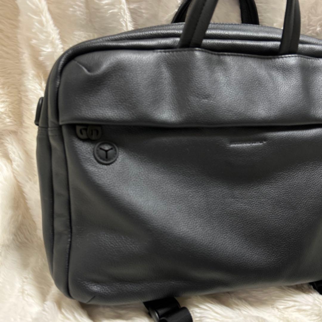 【美品】BROSKI AND SUPPLY／3way ビジネスバッグ／レザー