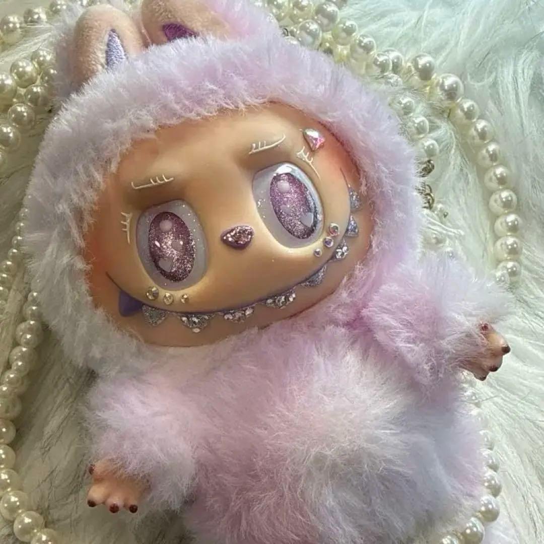 ラブブ キラキラデコ キーホルダー ラブブデコ