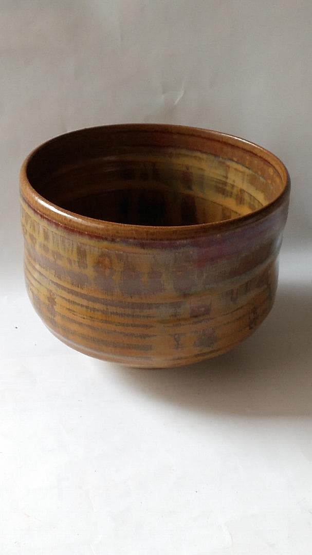 素山 作 茶碗 共箱 共布 茶器 抹茶碗 美品 です。