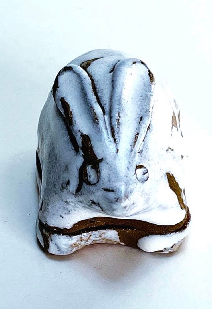 勝尾青龍洞・兎 香合 鬼萩釉 茶道具 共箱付き - メルカリ