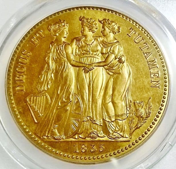 1835 イギリス スリーグレイセス ウィリアム4世 銅貨 PCGS PR67 - メルカリ