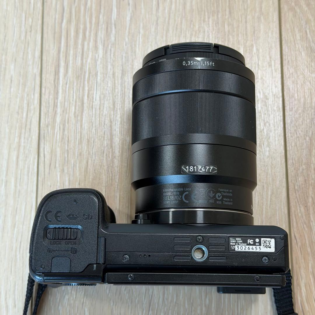 フィルター付】SONY α6000 SEL1670Z ツァイス