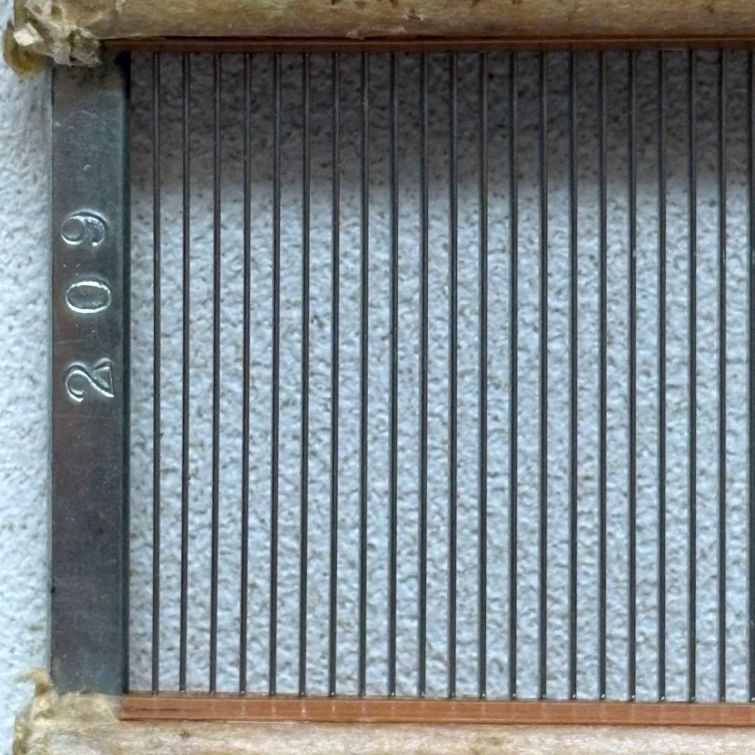 ステンレス筬　４枚セット　久保紬織機具製作所　機織り　筬