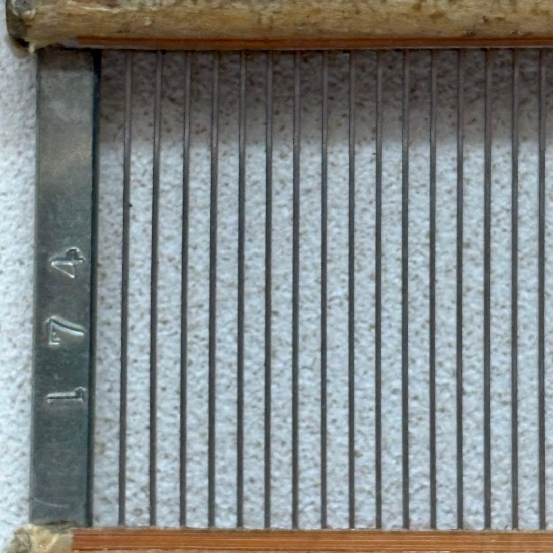 ステンレス筬　４枚セット　久保紬織機具製作所　機織り　筬