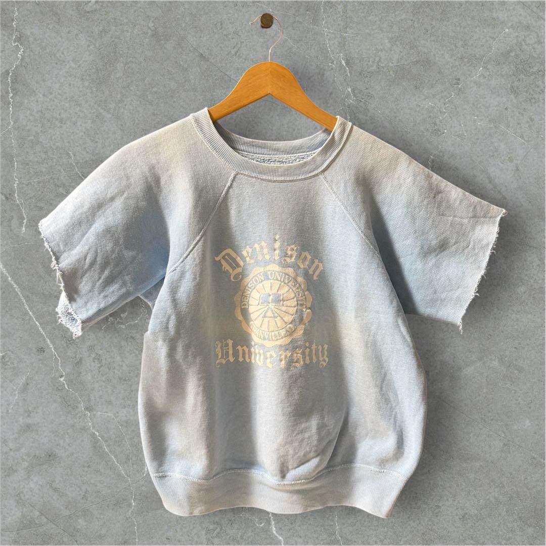 60s Cotton Collage Sweat ヴィンテージスウェット 半袖 - メルカリ