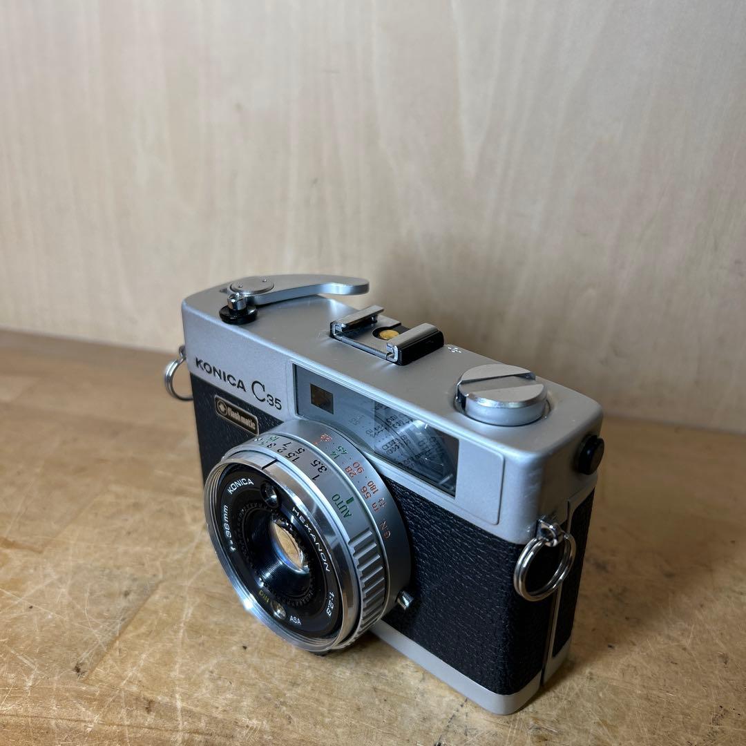 Konica C35 flash matic グリーン【整備済完動品】 楽天市場】【整備済