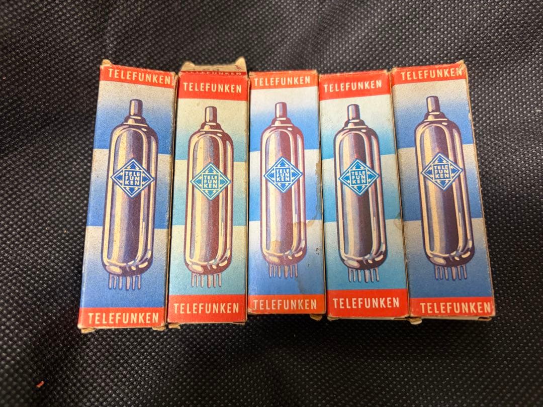 松*一様 TELEFUNKEN ECC83 真空管 5本セット 松*一様 TELEFUNKEN ECC83