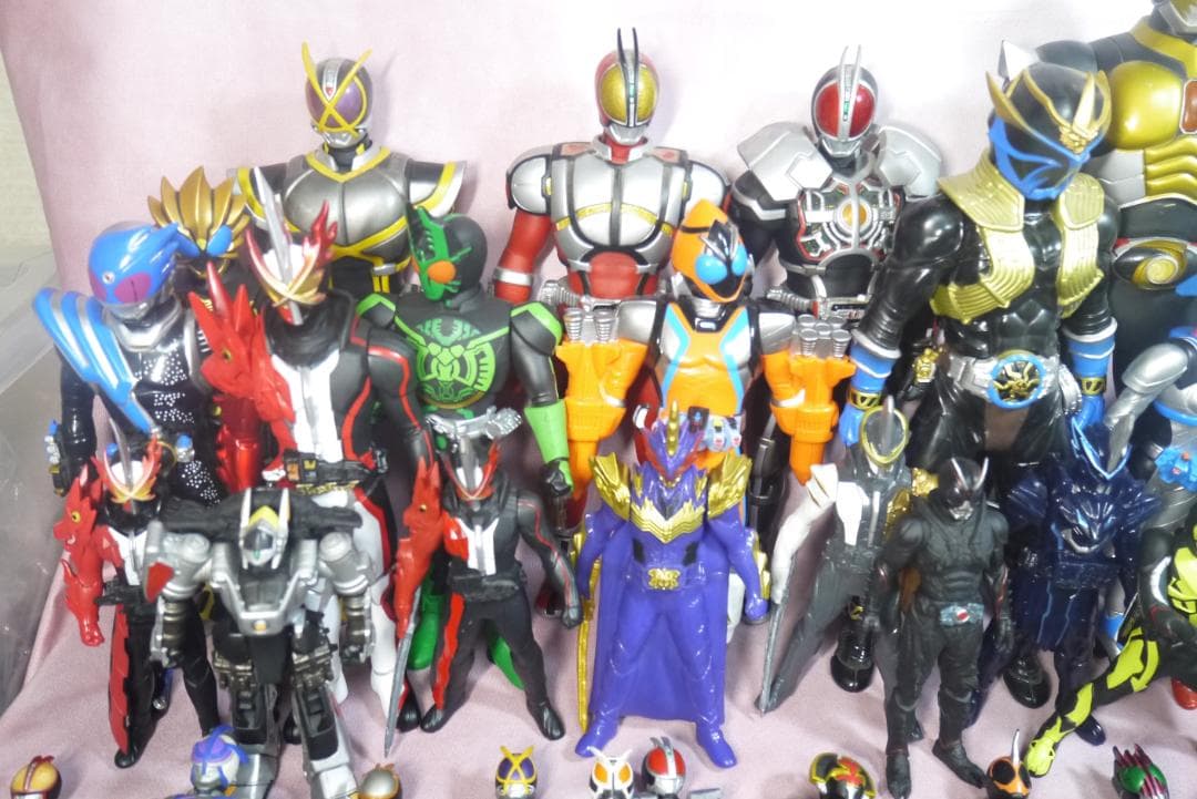 ライダーヒーローシリーズ　ビッグサイズソフビフィギュア　116体セット
