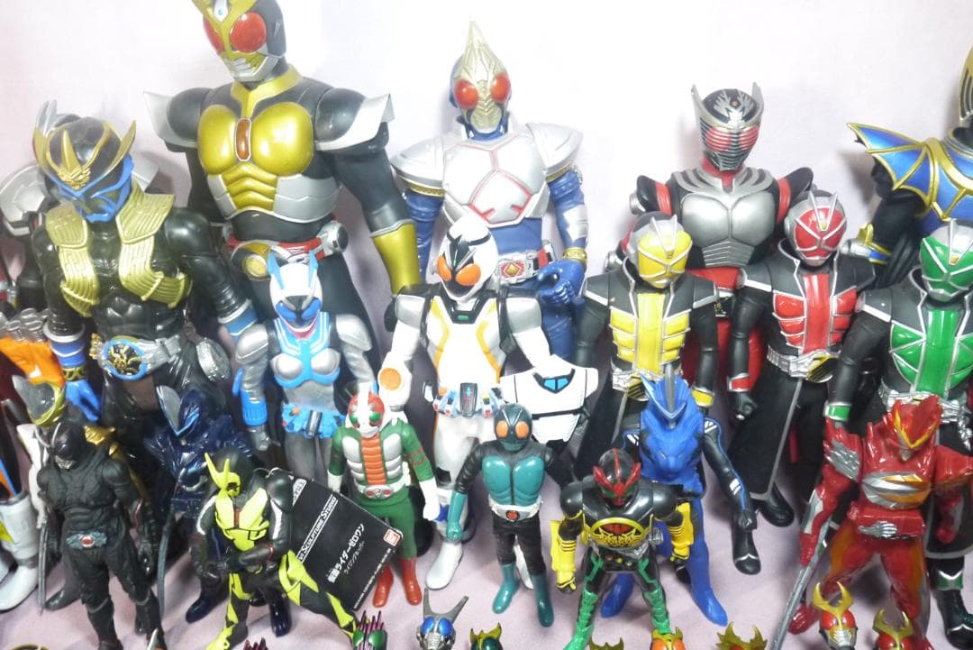 ライダーヒーローシリーズ　ビッグサイズソフビフィギュア　116体セット