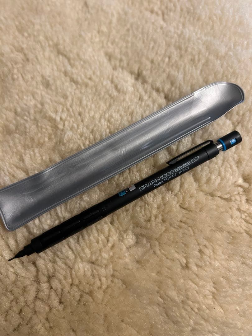 レア廃盤◇旧型ぺんてる◇GRAPH1000◇PG1007青◇0.7シース◇HB - メルカリ