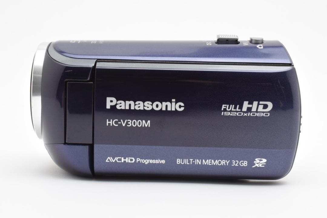 【美品】Panasonic ビデオカメラ　HC-V300M ブルー　動作確認済