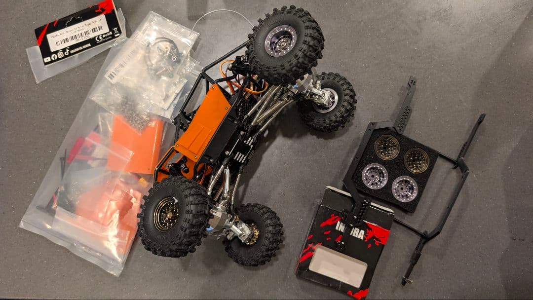 INJORA tarantula trx4m 本体 traxxas 4WS