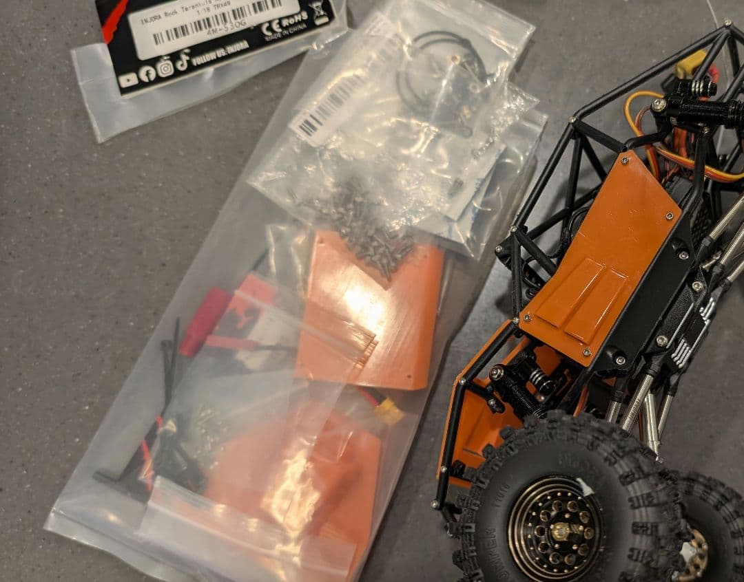 INJORA tarantula trx4m 本体 traxxas 4WS