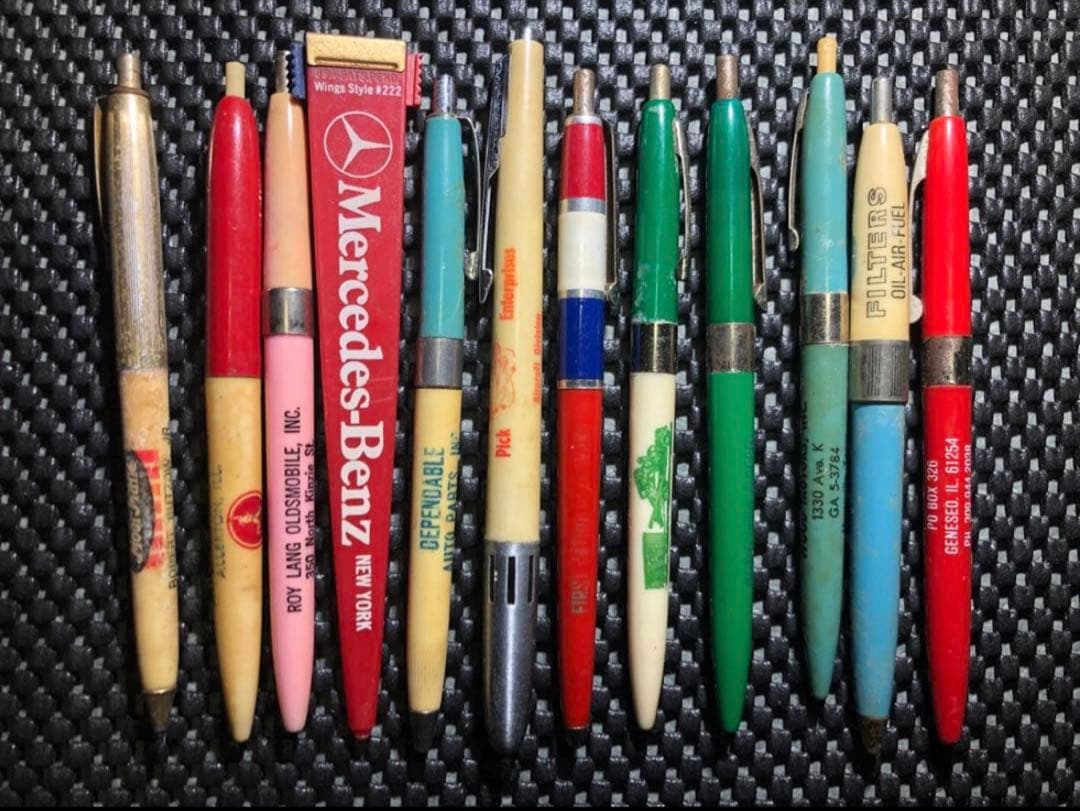 USAボールペン等91本 vintage ノベルティ 広告 企業物