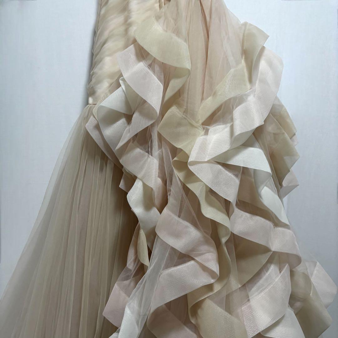 Vera Wang ベラウォン ブラッシュフリル ウエディングドレス グラデ