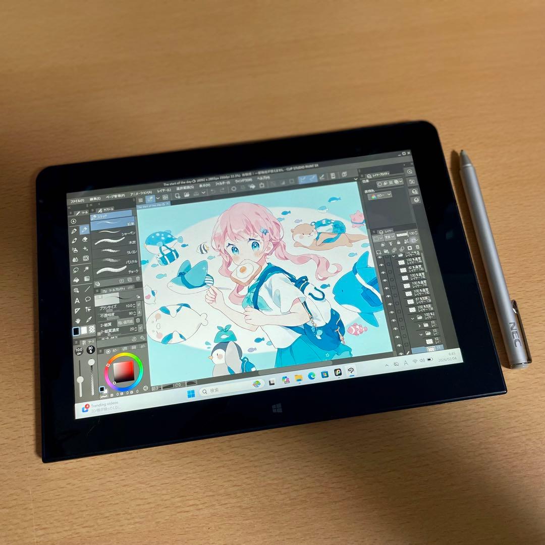 ○特価! NEC ワコム 筆圧2048段階 64GB お絵描きタブレット - メルカリ