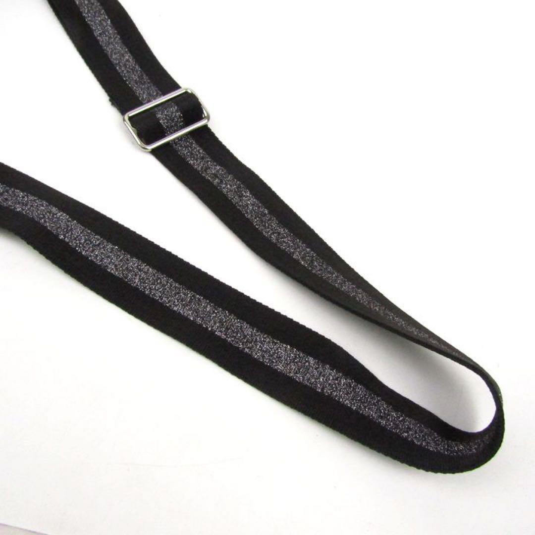 美品✨ サロンドアルファード クロコダイル型押し レザーショルダーバッグ 黒