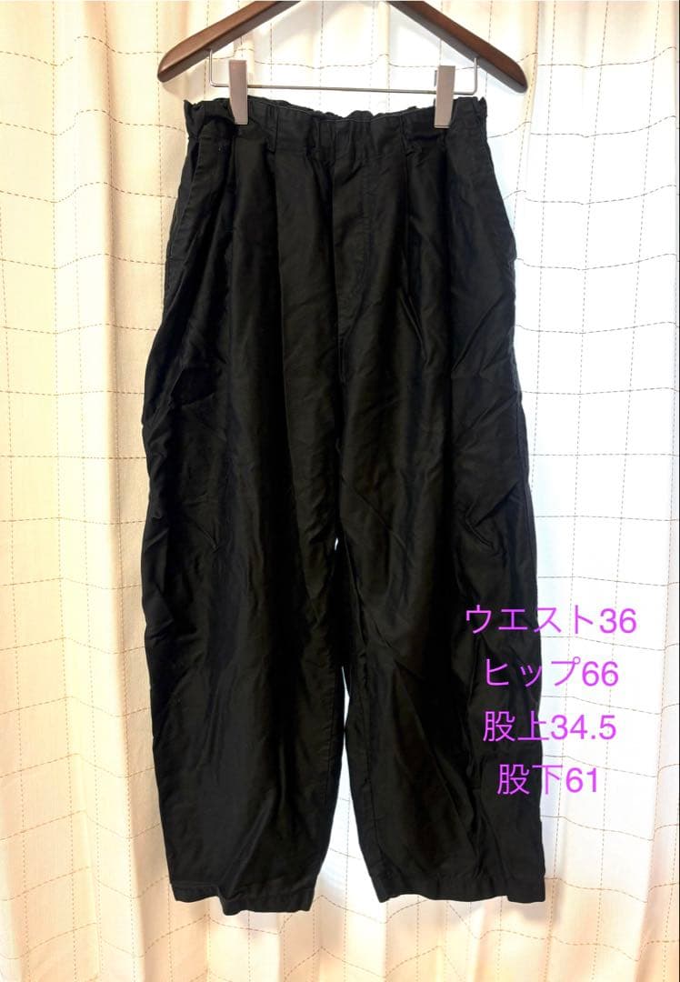 mizuiro ind ミズイロインド　モールスキンワイドカーゴパンツ