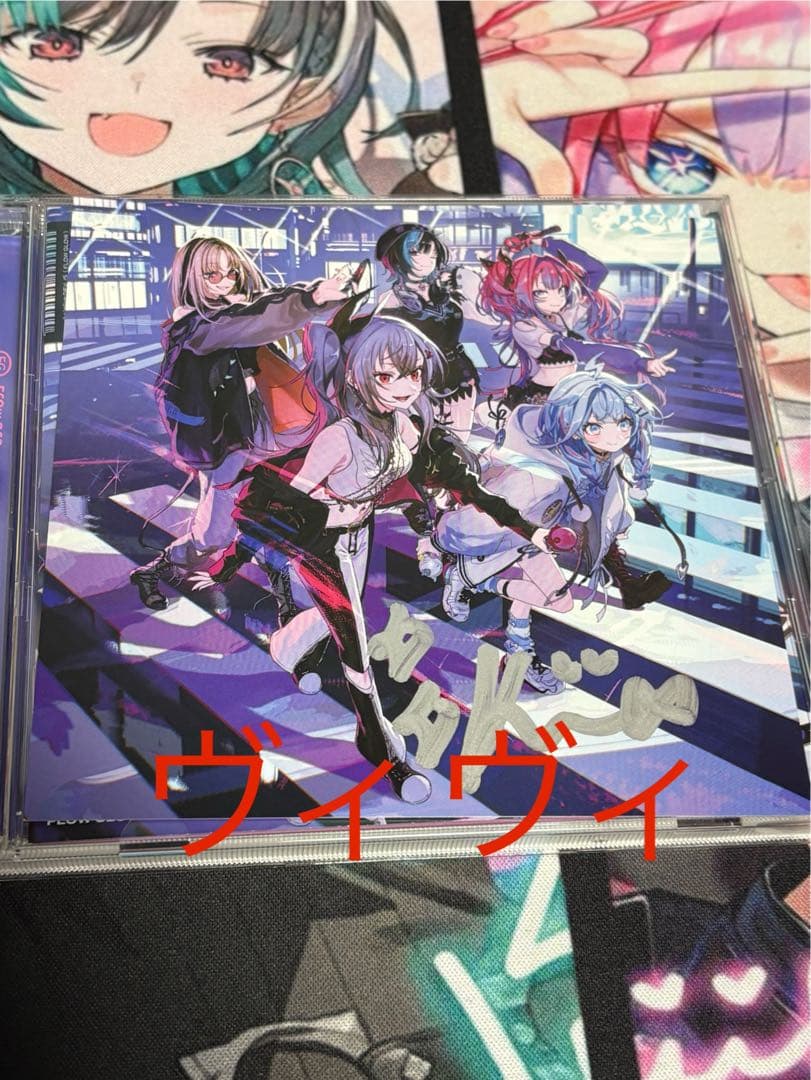 FLOW GLOW 1st アルバム直筆サイン 綺々羅々ヴィヴィ - メルカリ