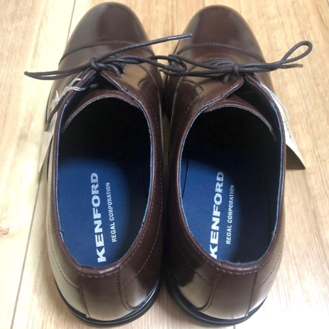 【未使用】メンズ　ビジネスシューズ　ケンフォード　ストレートチップ　25.5cm