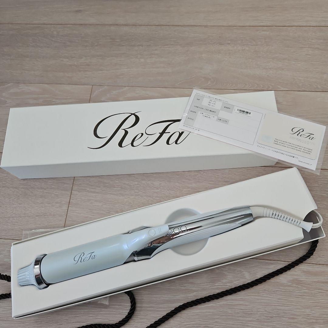 ReFa カールヘアアイロン ホワイト/シルバー38mm