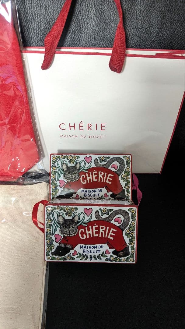 CHERIE×ヒグチユウコ LEO トートバッグ 2色セット コラボ缶2個