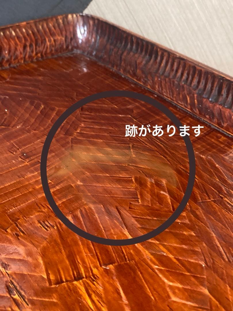 讃岐彫【5枚セット】お盆 香川漆器 四角盆 香川県伝統工芸 どっしりした