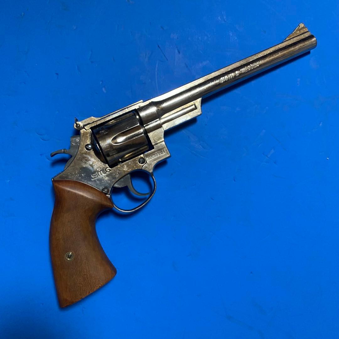 ⭕️★マルシン S&W 357マグナム 6インチ 木製グリップ付き