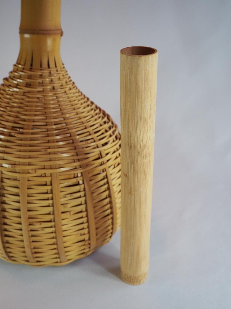 田中篁斎造『元伯宗旦好竹虫籠花入』（共箱） - メルカリ