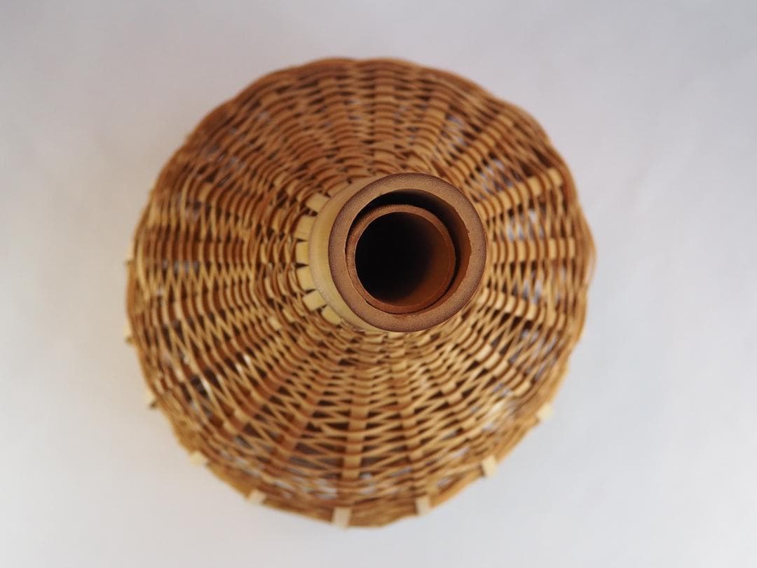 田中篁斎造『元伯宗旦好竹虫籠花入』（共箱） - メルカリ