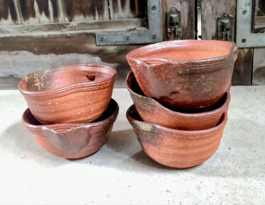 年代物 窯焼き アンティーク 先代 高橋楽斉 信楽焼 食器 骨董品 昭和レトロ