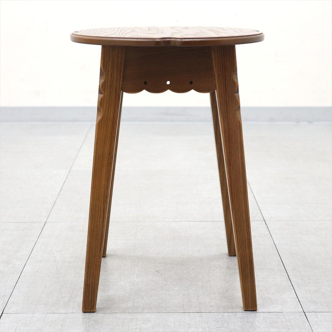 パリの雑貨屋 F-23 スツール 丸イス 丸椅子 木製 腰掛 椅子 玄関 チェア