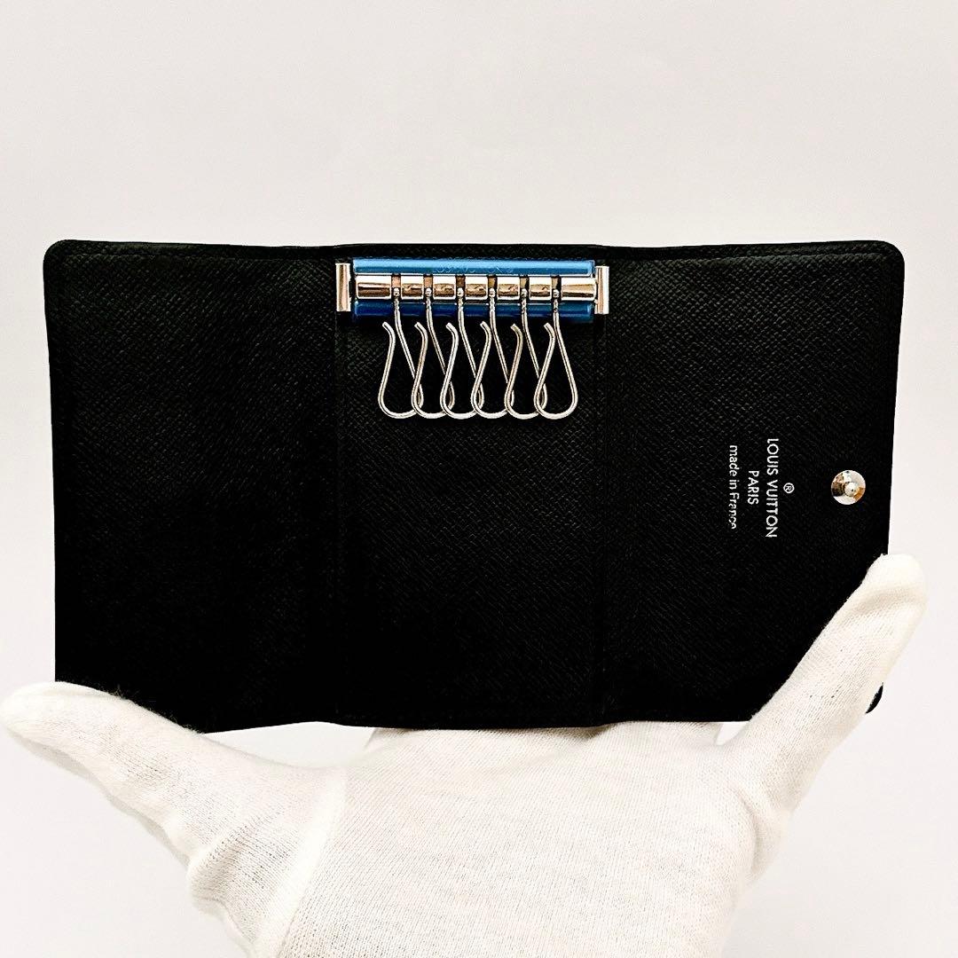 ルイヴィトン ミュルティクレ6連 キーケース ダミエ グラフィット 黒