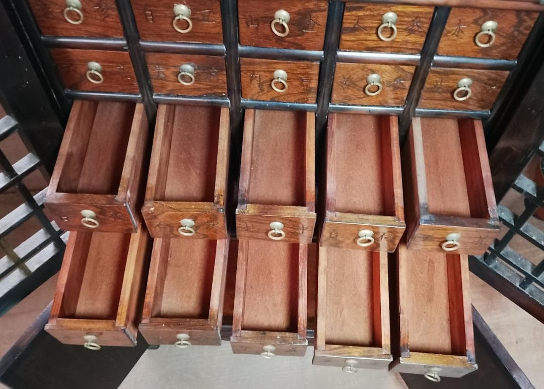 和箪笥 薬箪笥風 小引き出し収納 時代家具 古民家 古道具 和箪笥 薬