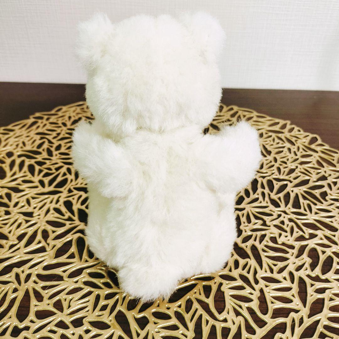 作家　テディベア　しろくま