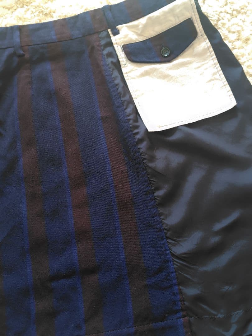 tricot COMME des GARCONS skirtドッキングスカート