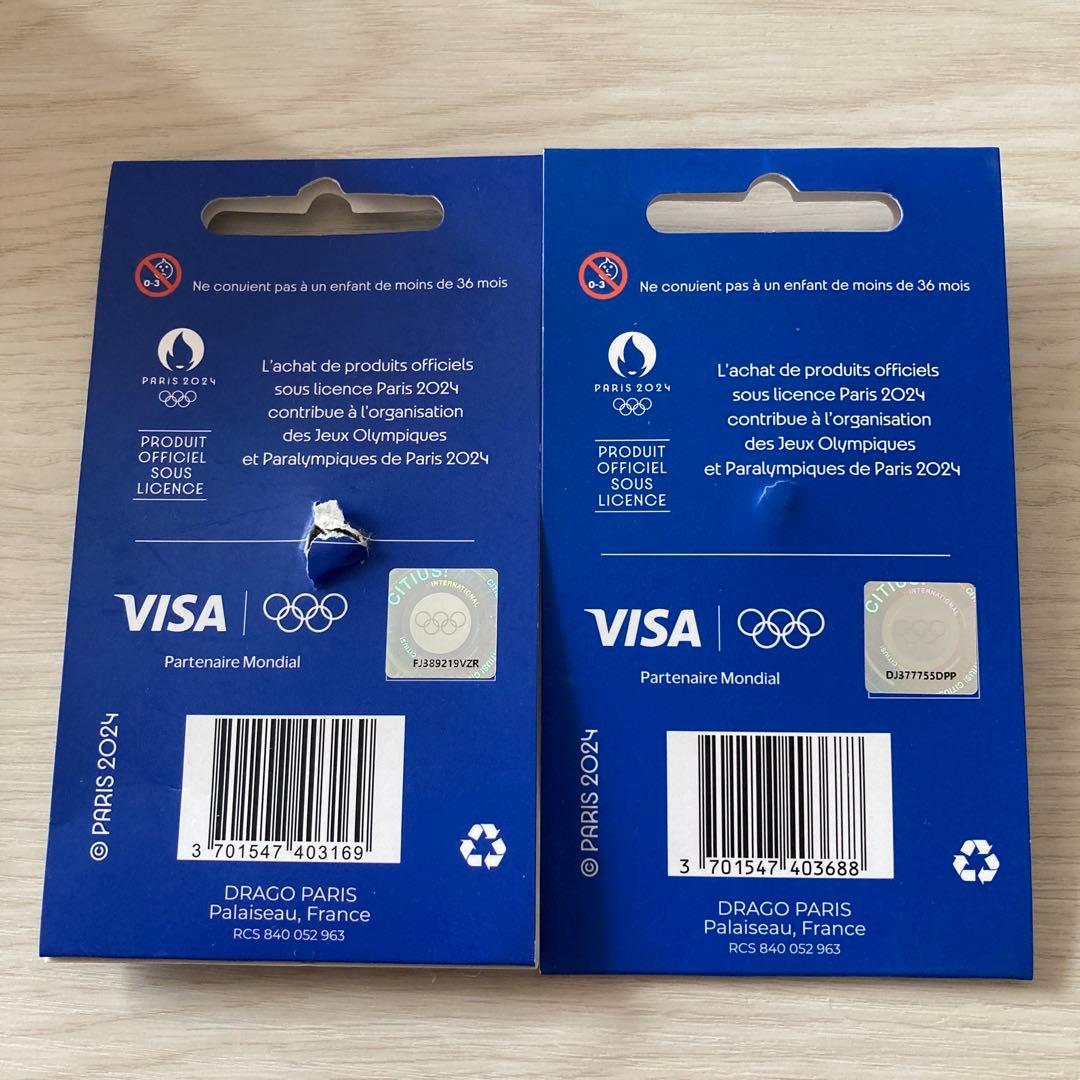 2024 パリオリンピック マスコットピンバッジ オフィシャルグッズ 正規