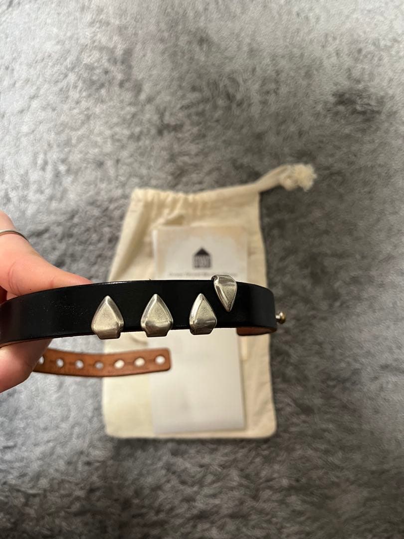 深水光太着用　our legacy leather choker チョーカー