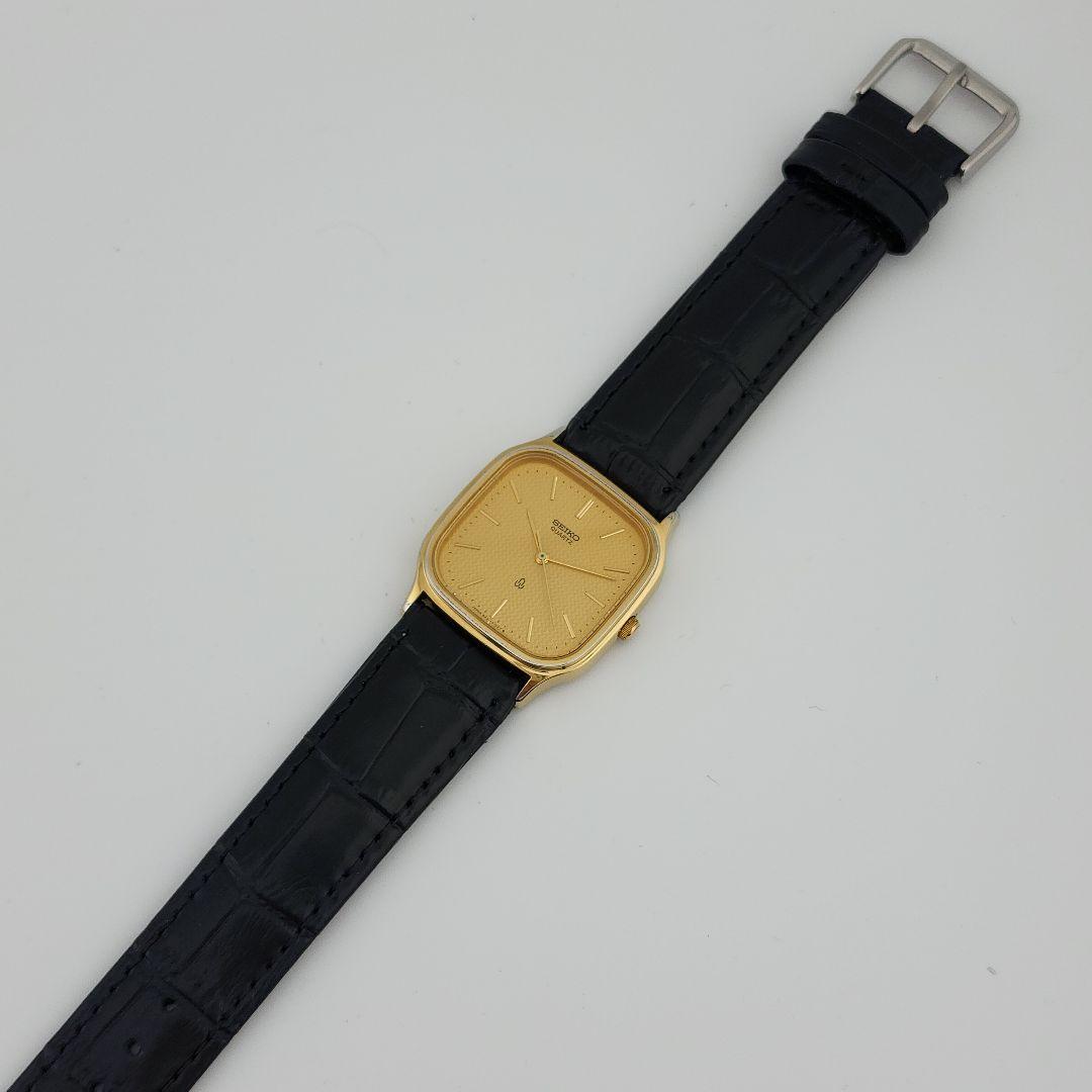 希少 稼動品 SEIKO quartz スクエア型 80年代ヴィンテージ