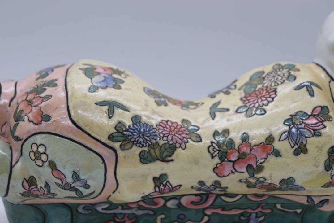 中国 粉彩赤ちゃん型枕 大清同治年製銘 送料込み0426 - メルカリ