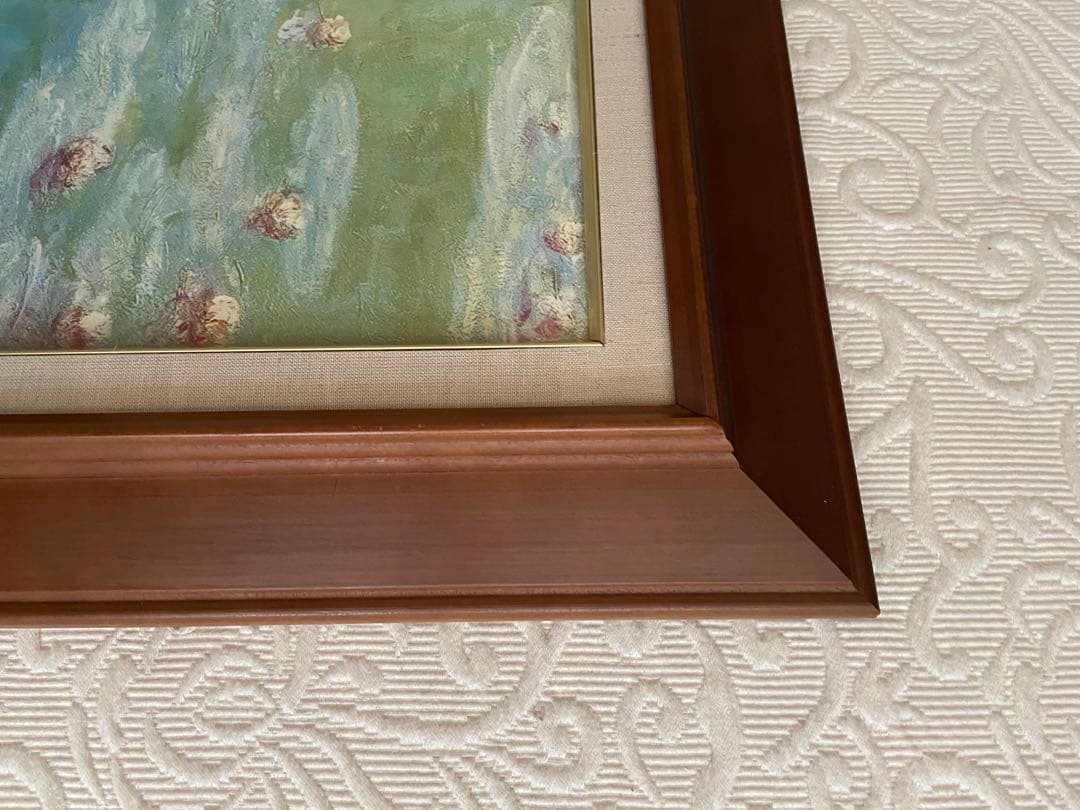 Claude Monet 睡蓮:61×68.5cm ／睡蓮クリーニングクロス付