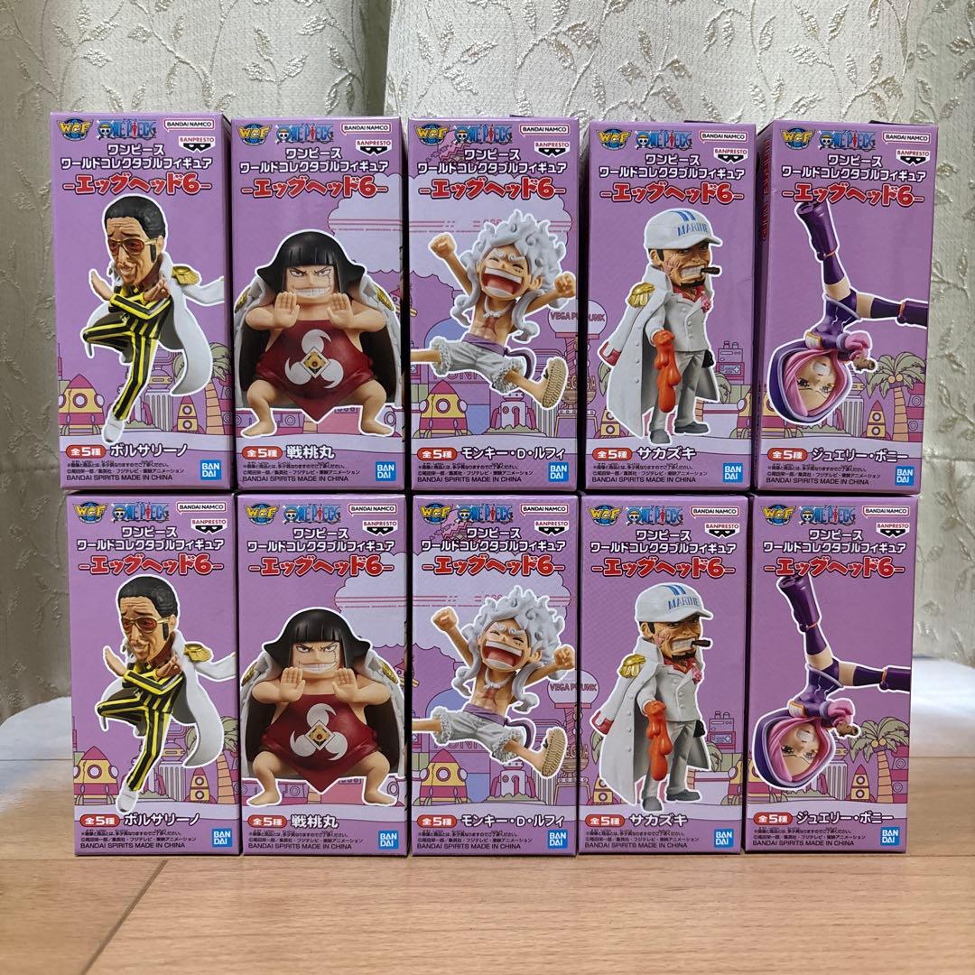 ONE PIECE ワンピース ワーコレフィギュア エッグヘッド6 10個セット