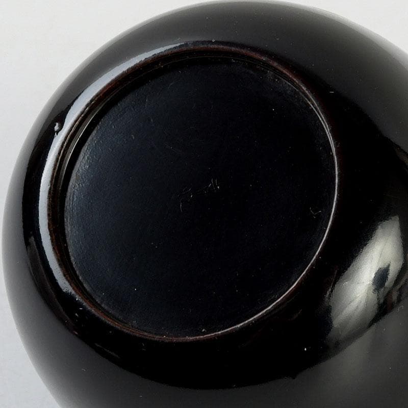 茶道具 塗師 幸悦作 つぼつぼ蒔絵 中棗 共箱 V 9389