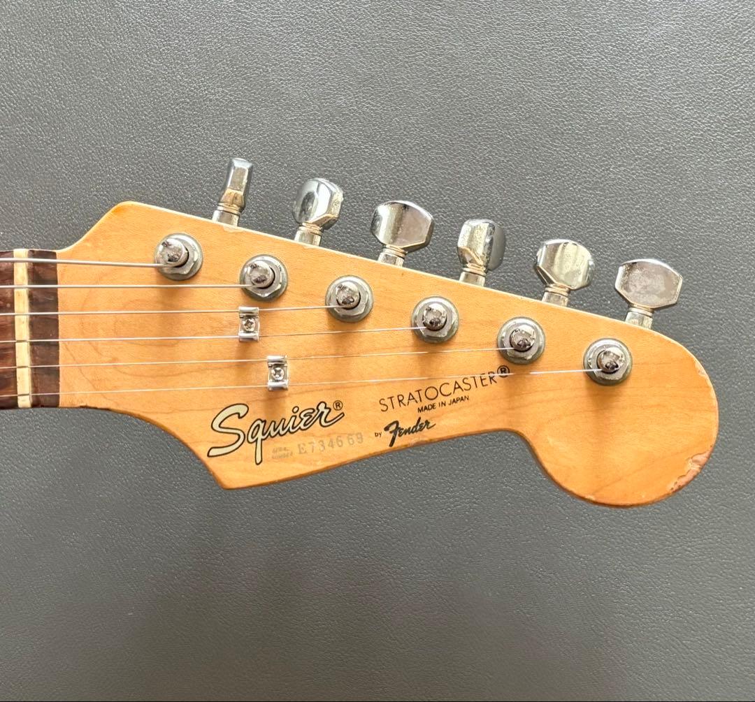Squier Eシリアル 80s フジゲン製 ラッカー再塗装 国産ストラト
