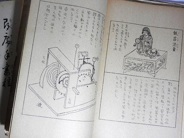 「機巧図彙」「放下筌」「物覚早傳授　全」の復刻版３点（昭和３１年、火星人社出版）