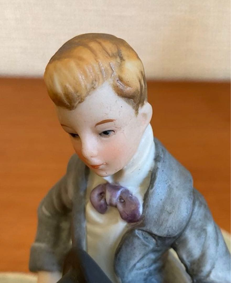 瀬戸ノベルティ陶器人形 陶器置物 昭和レトロ アンティークドール 瀬戸