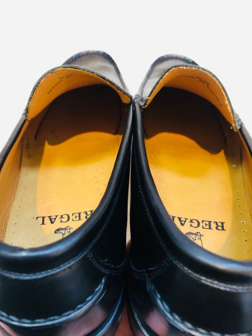 ★超美品★定価24,800円！リーガル REGAL スリッポン 本革 25.5